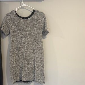 Zara women’s Black and White Knit Dress